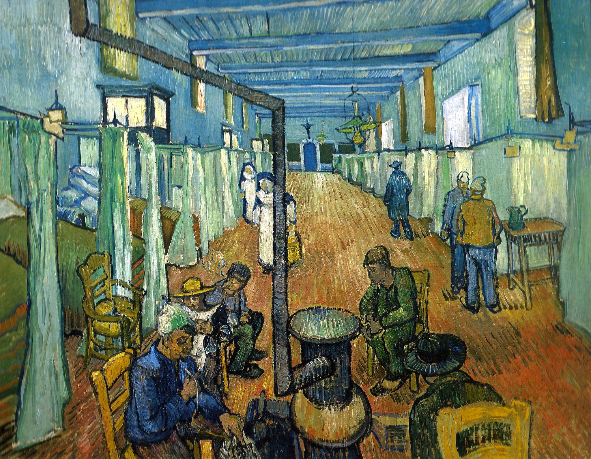 Ward of Arles Hospital by Vincent van Gogh